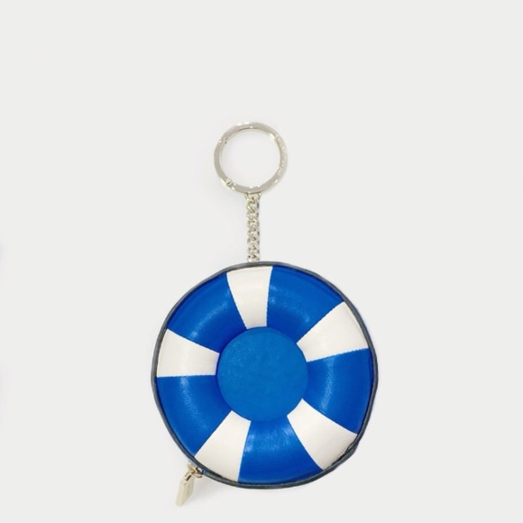 Kate Spade float on Pool Float Coin purse wallet key chain nwt - Picture 1 of 4